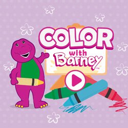 Color with Barney